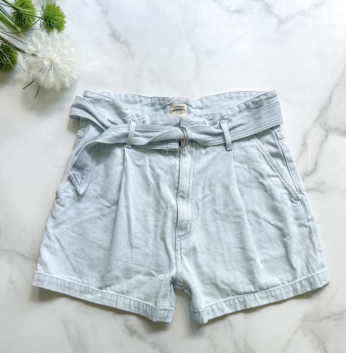 Citizens of Humanity Yvette Belted Shorts