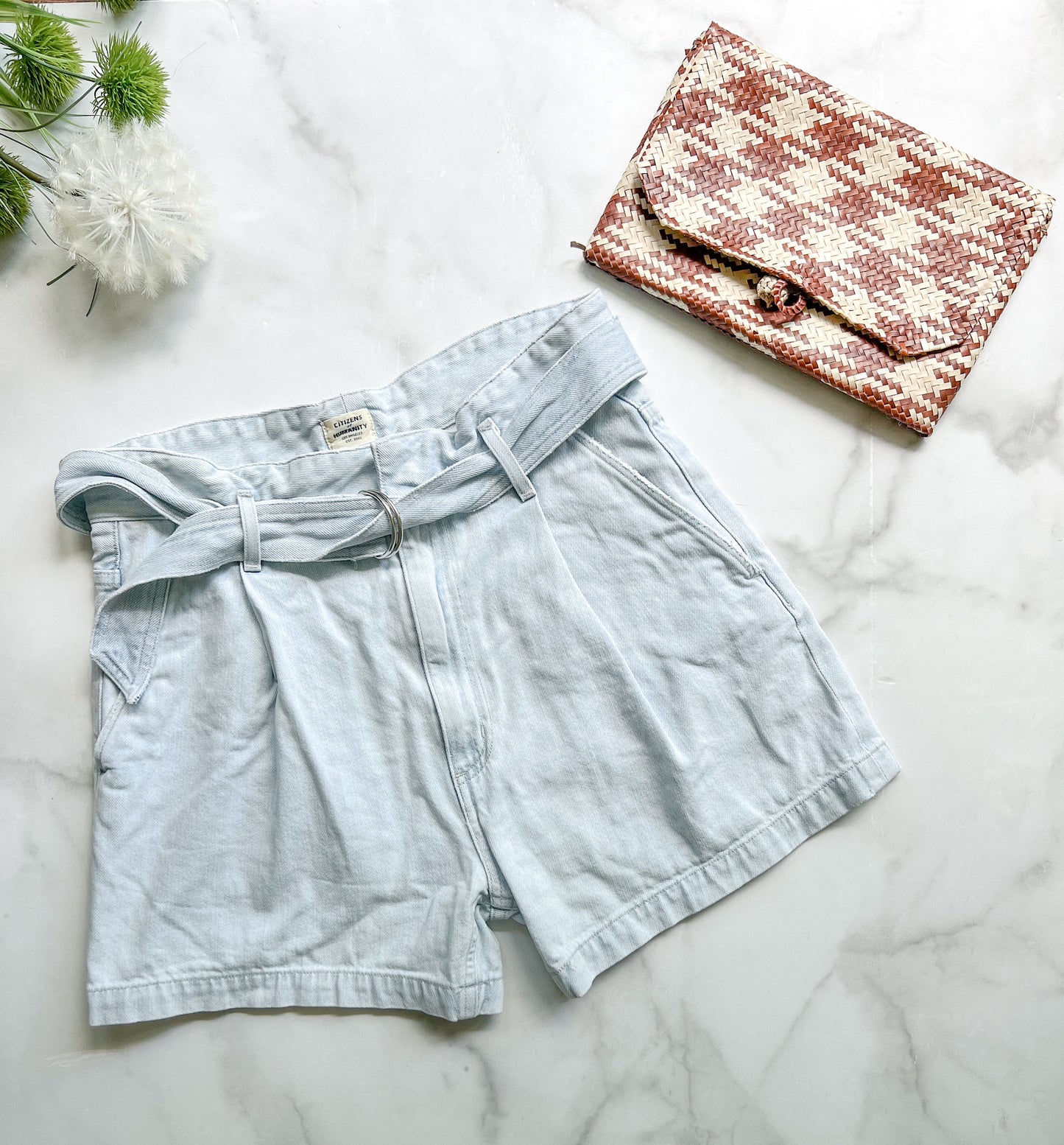 Citizens of Humanity Yvette Belted Shorts