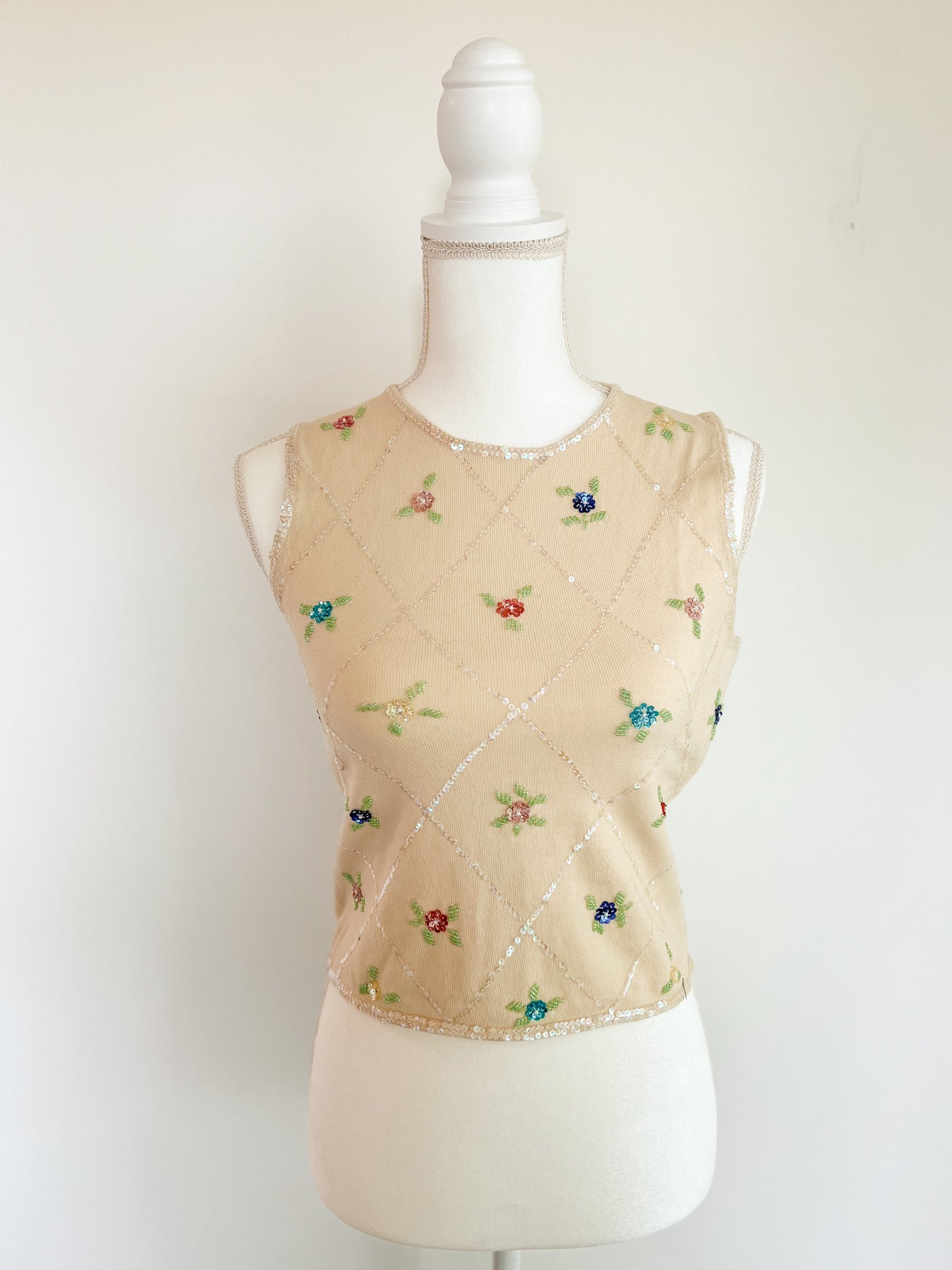 Lance Karesh Sequined Sweater Vest