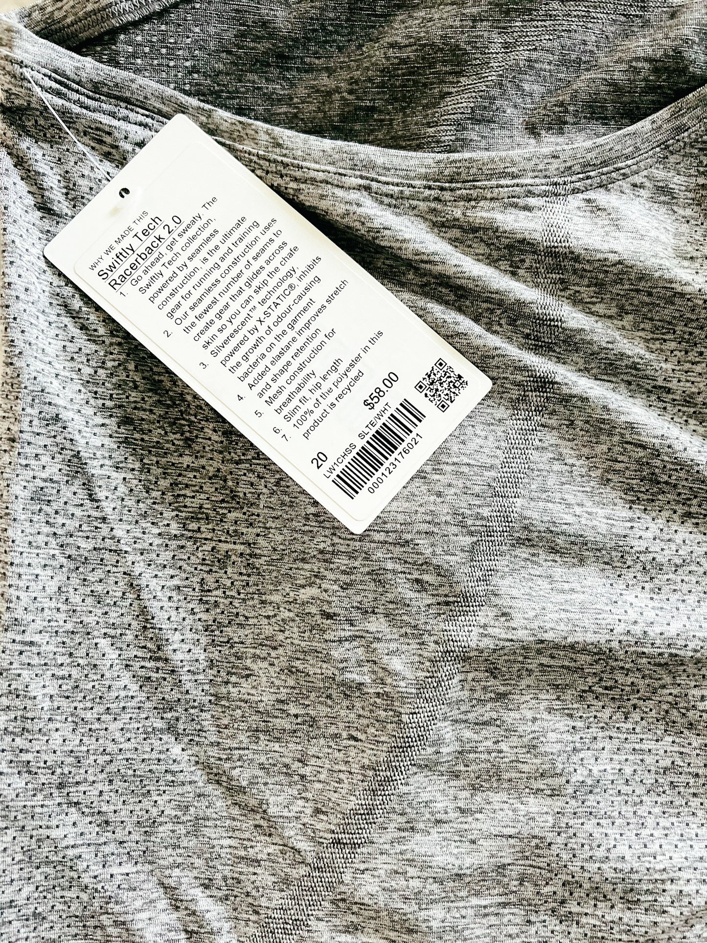 lululemon swiftly tech tag