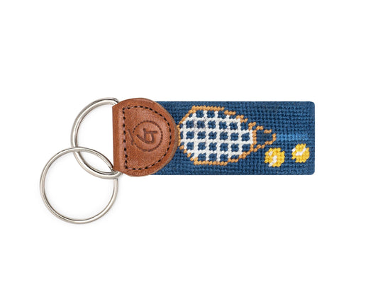 Good Threads Tennis Needlepoint Keychain