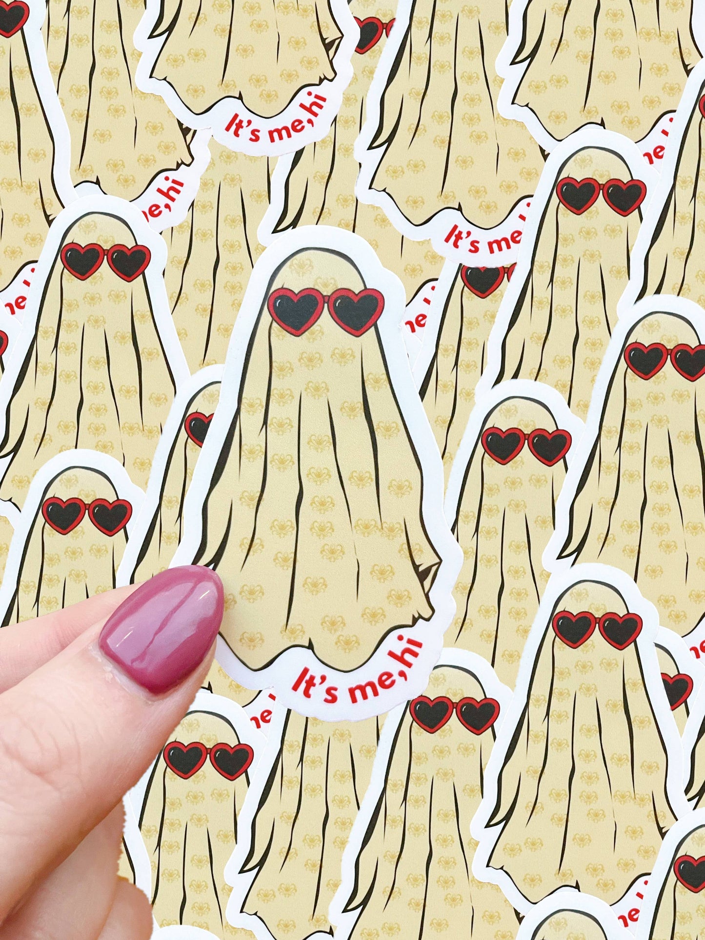 Taylor Swift Inspired Waterproof Sticker: It's Me, Hi.