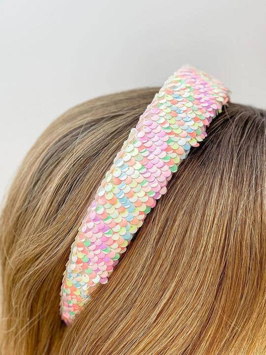 Sequined Padded Headband